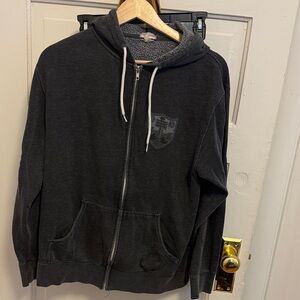 frightened rabbit gray zip up Hoodie Sweater